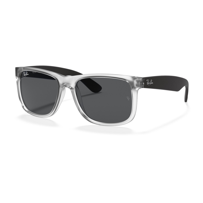 Ray-Ban Sonnenbrille Justin 651287 (Glasfarbe: grau) transparent - 1 Brille